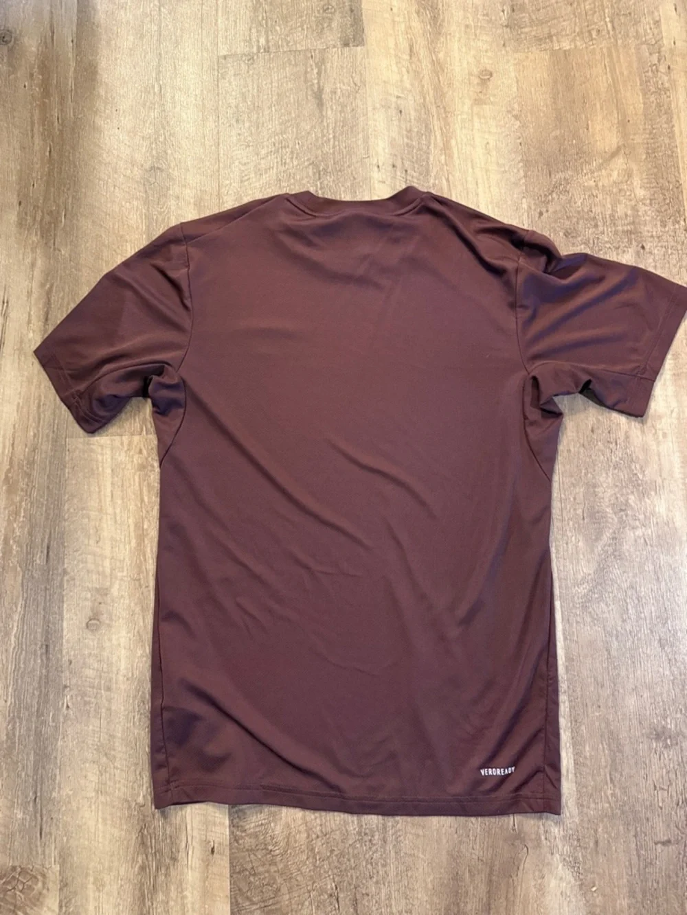 adidas Men's Maroon Athletic Short Sleeve Tee